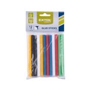 EXTOL CRAFT TYČINKY TAVNÉ, MIX BAREV, PR.7,2X100MM, 12KS, 9908 - CÍN, PÁJECÍ HROTY, TAVNÉ TYČINKY - PŘÍSLUŠENSTVÍ