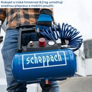 SCHEPPACH HC 06 BEZOLEJOVÝ KOMPRESOR 6L - BEZOLEJOVÉ KOMPRESORY - PNEU NÁŘADÍ