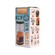 EXTOL LIGHT LUCERNA TURISTICKÁ 150LM, 3W CREE XPE LED, 43114 - KAPESNÍ SVÍTILNY A ČELOVKY - SVÍTIDLA