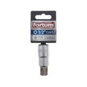 FORTUM HLAVICE ZÁSTRČNÁ 1/2" HROT TORX, T70, L 55MM, 4700729 - ZÁSTRČNÉ HLAVICE - RUČNÍ NÁŘADÍ