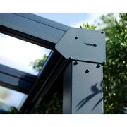 PALRAM - CANOPIA STOCKHOLM 3,4 X 5,2 ANTRACIT LUXUSNÍ HLINÍKOVÁ (MONTOVANÁ) PERGOLA - ZAHRADNÍ STANY - ALTÁN - ZAHRADA