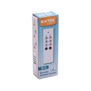 EXTOL LIGHT OVLADAČ, 3+1, 3 JEDNOTLIVÉ/SKUPINOVÉ KANÁLY, 1 SPOLEČNÝ KANÁL, DOSAH 30M, 43820 - DOMACÍ AUTOMATIZACE - ZÁSUVKY, TERMOSTATY - DŮM A DOMÁCNOST, ELEKTRO..