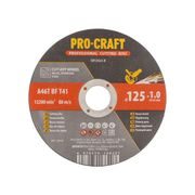 SADA ŘEZNÝCH KOTOUČŮ PROCRAFT CD125X1.0B | CD125X1.0B PROCRAFT - ŘEZNÝ KOTOUČ 125 MM - PŘÍSLUŠENSTVÍ