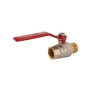 KULOVÝ KOHOUT PÁKOVÝ ČERVENÝ, KR.215 1/2"FM | KR.215 1/2"FM PROCRAFT - PŘÍSLUŠENSTVÍ (KOHOUTY, ŠROUBENÍ,...) - SANITA