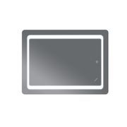 KOUPELNOVÉ ZRCADLO S LED OSVĚTLENÍM, PROTIZAMLŽOVACÍ FUNKCÍ A REGULACÍ JASU, MR09-80×60-REVERSE TWEE | MR09-80×60-REVERSE TWEE PROCRAFT - ZRCADLA{% if kategorie.adresa_nazvy[0] != zbozi.kategorie.nazev %} - SANITA{% endif %}