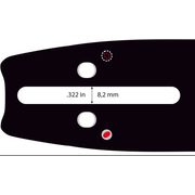 VODÍCÍ LIŠTA ADVANCECUT 16" (40CM) .325" 1,5MM 168PXBK095 - LIŠTA 325" - ZAHRADA