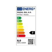 EXTOL LIGHT LAMPA STOLNÍ S LUPOU, USB NAPÁJENÍ, BÍLÁ, 2400LM, 3 BARVY SVĚTLA, 5X ZVĚTŠENÍ, 43161 - LED SVĚTLA - SVÍTIDLA