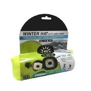 ČEPICE LED, 4X SMD LED, USB NABÍJENÍ, ŽLUTÁ, UNI - ČEPICE, KŠILTOVKY, PONOŽKY A JINÉ - PŘÍSLUŠENSTVÍ