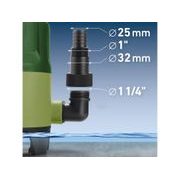 EXTOL CRAFT ČERPADLO NA ZNEČIŠTĚNOU VODU, 400W, 7500L/H, 414122 - KALOVÁ ČERPADLA - ZAHRADA