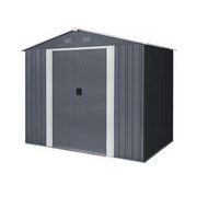 RIWALL PRO RMSA 6X8 ANTHRACITE ZAHRADNÍ DOMEK KOVOVÝ 2,4 X 1,7 M SE SEDLOVOU STŘECHOU ANTRACIT - ZAHRADNÍ DOMKY - DŮM A DOMÁCNOST, ELEKTRO..