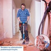 SCHEPPACH AERO 2 SPADE PNEUMATICKÝ MULTIFUNKČNÍ NÁSTROJ 5 V 1 - PNEU SEKACÍ KLADIVA - PNEU NÁŘADÍ