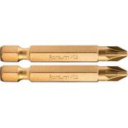 FORTUM HROT KŘÍŽOVÝ POZIDRIV, SADA 2KS, PZ 2X50MM,TITAN. ÚPRAVA, S2, 4741382 - STANDARDNÍ BITY PZ{% if kategorie.adresa_nazvy[0] != zbozi.kategorie.nazev %} - PŘÍSLUŠENSTVÍ{% endif %}