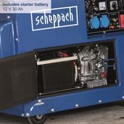 SCHEPPACH SG 5200 D DIESELOVÁ ELEKTROCENTRÁLA 5 000 W S REGULACÍ AVR - NAFTOVÉ ELEKTROCENTRÁLY - ELEKTROCENTRÁLY