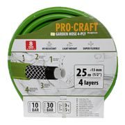 ZAHRADNÍ HADICÍ PROCRAFT PR-4GH1325 4 VRSTVY, 1/2" 25 M | PR-4GH1325 PROCRAFT - HADICE 1/2" - ZAHRADA