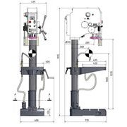 SLOUPOVÁ VRTAČKA OPTIDRILL B 30 BS VARIO - STOLNÍ SLOUPOVÉ VRTAČKY - ELEKTRICKÉ NÁŘADÍ