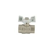 KULOVÝ KOHOUT MOTÝL, BÍLÝ, KR.217.W 1/2"FF | KR.217.W 1/2"FF PROCRAFT - PŘÍSLUŠENSTVÍ (KOHOUTY, ŠROUBENÍ,...) - SANITA