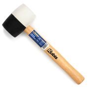 GUMOVÁ PALIČKA 450 G, 60 MM, ČERNÁ/BÍLÁ | 02-02-4245 KUBIS - GUMOVÉ PALICE - RUČNÍ NÁŘADÍ