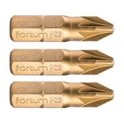 FORTUM HROT KŘÍŽOVÝ POZIDRIV, SADA 3KS, PZ 2X25MM,TITAN. ÚPRAVA, S2, 4741372 - STANDARDNÍ BITY PZ{% if kategorie.adresa_nazvy[0] != zbozi.kategorie.nazev %} - PŘÍSLUŠENSTVÍ{% endif %}