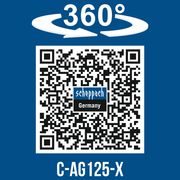 SCHEPPACH C-AG125-X-SET L 20 V IXES AKU ÚHLOVÁ BRUSKA + 4AH BATERIE + NABÍJEČKA 2,4 A - AKU UHLOVÉ BRUSKY - AKU NÁŘADÍ