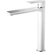 UMYVADLOVÁ BATERIE MIXXUS PREMIUM ALEX 001 HIGH (NUT) WHITE-CHROME, BÍLÝ-CHROM | ALEX 001 HIGH (NUT) WHITE-CHROME PROCRAFT - UMYVADLOVÉ BATERIE{% if kategorie.adresa_nazvy[0] != zbozi.kategorie.nazev %} - SANITA{% endif %}