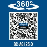 SCHEPPACH BC-AG125-X 20 V IXES AKU ÚHLOVÁ BRUSKA (BEZ BATERIE A NABÍJEČKY) - AKU UHLOVÉ BRUSKY - AKU NÁŘADÍ