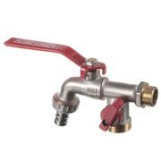 KULOVÝ KOHOUT ZAHRADNÍ SE DVĚMA VÝVODY, KR.248 1/2" | KR.248 1/2" PROCRAFT - PŘÍSLUŠENSTVÍ (KOHOUTY, ŠROUBENÍ,...) - SANITA
