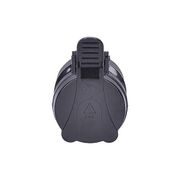 ZÁSUVKA GUMOVÁ, DO VLHKA, PŘÍMÁ, IP44, ČERNÁ - ZÁSUVKY 230V - DŮM A DOMÁCNOST, ELEKTRO..