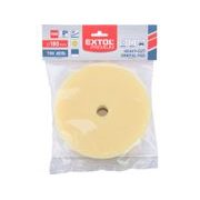 EXTOL PREMIUM KOTOUČ LEŠTÍCÍ PĚNOVÝ, ORBITÁLNÍ, T80, ŽLUTÝ, ⌀180X25MM, SUCHÝ ZIP ⌀152MM, 8804558 - PRO LEŠTIČKY - PŘÍSLUŠENSTVÍ