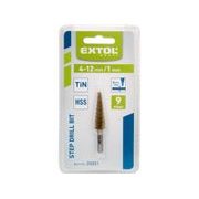 EXTOL CRAFT VRTÁK STUPŇOVITÝ, O 4-12MM/PO1MM, HSS, 20051 - STUPŇOVITÉ VRTÁKY - PŘÍSLUŠENSTVÍ
