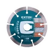 EXTOL INDUSTRIAL KOTOUČ DIAMANTOVÝ ŘEZNÝ SEGMENTOVÝ GRAB CUT, SUCHÉ ŘEZÁNÍ, O 125X22,2X2MM, 8703032 - DIA KOTOUČ 125 MM{% if kategorie.adresa_nazvy[0] != zbozi.kategorie.nazev %} - PŘÍSLUŠENSTVÍ{% endif %}