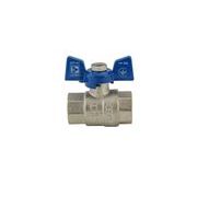 KULOVÝ KOHOUT MOTÝL, MODRÝ, KR.217.B 1/2"FF | KR.217.B 1/2"FF PROCRAFT - PŘÍSLUŠENSTVÍ (KOHOUTY, ŠROUBENÍ,...) - SANITA