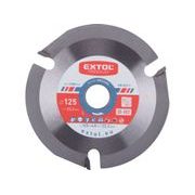 EXTOL PREMIUM KOTOUČ ŘEZNÝ/FRÉZOVACÍ S SK PLÁTKY, O125X4,0X22,2MM, 3T, 8803284 - ŘEZNÝ KOTOUČ NA DŘEVO PRO BRUSKY{% if kategorie.adresa_nazvy[0] != zbozi.kategorie.nazev %} - PŘÍSLUŠENSTVÍ{% endif %}