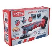 EXTOL PREMIUM BRUSKA MULTIFUNKČNÍ AKU SHARE20V, RYCHLOUPÍNACÍ, 20V LI-ION, BEZ BATERIE A NABÍJEČKY, 8891843 - AKU MULTIFUNKČNÍ, OSCILAČNÍ BRUSKY (MULTITOOL) - AKU NÁŘADÍ