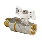 KULOVÝ KOHOUT SE ŠROUBENÍM, PŘÍMÝ, MOTÝL, BÍLÝ, KR.227.W 3/4"FM | KR.227.W 3/4"FM PROCRAFT - PŘÍSLUŠENSTVÍ (KOHOUTY, ŠROUBENÍ,...){% if kategorie.adresa_nazvy[0] != zbozi.kategorie.nazev %} - SANITA{% endif %}