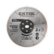 EXTOL PREMIUM KOTOUČ ŘEZNÝ, DIAMANTOVÝ, 125X20MM, 8893020B - PRO PILY EXTOL{% if kategorie.adresa_nazvy[0] != zbozi.kategorie.nazev %} - NÁHRADNÍ DÍLY{% endif %}