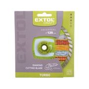 EXTOL CRAFT ZRUŠENO! NAHRAZENO VÝROBKEM 903052 KOTOUČ DIAMANTOVÝ ŘEZNÝ, TURBO - SUCHÉ I MOKRÉ ŘEZÁNÍ, O 125X22,2X2MM, 108852 - DIA KOTOUČ 125 MM - PŘÍSLUŠENSTVÍ