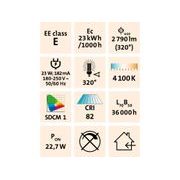 EXTOL LIGHT ZÁŘIVKA LED, 150CM, 2200LM, T8, NEUTRÁLNÍ BÍLÁ, PC + ALU, 43052 - NÁHRADNÍ ŽÁROVKY A ZÁŘIVKY - SVÍTIDLA