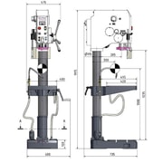 SLOUPOVÁ VRTAČKA OPTIDRILL B 30 BS VARIO - STOLNÍ SLOUPOVÉ VRTAČKY - ELEKTRICKÉ NÁŘADÍ