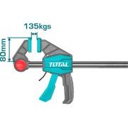TOTAL SVORKA RYCHLOUPÍNACÍ, 600MM, INDUSTRIAL, THT1346802 - JEDNORUČNÍ SVĚRKY - RUČNÍ NÁŘADÍ