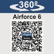 SCHEPPACH AIR FORCE 6-SET S HYBRIDNÍ KOMPRESOR (20 V IXES AKU, 12 V, 230 V) + 2AH BATERIE + NABÍJEČKA 2,4 A - AKU KOMPRESORY - AKU NÁŘADÍ