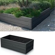 VYVÝŠENÝ ZÁHON BASE WOODY ANTRACIT 149,2CM - VYVÝŠENÉ ZÁHONY - ZAHRADA