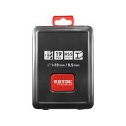 EXTOL PREMIUM VRTÁKY DO KOVU, SADA 19KS, O 1-10MM, HSS, 8801191 - SADY VRTÁKŮ DO KOVU - PŘÍSLUŠENSTVÍ