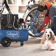 SCHEPPACH HC 25 SI TICHÝ BEZOLEJOVÝ DVOUVÁLCOVÝ KOMPRESOR 24 L - BEZOLEJOVÉ KOMPRESORY - PNEU NÁŘADÍ