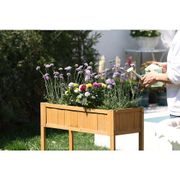 ZÁHON VYVÝŠENÝ 89X33X76CM, DŘEVO, S POLICÍ - VYVÝŠENÉ ZÁHONY - ZAHRADA