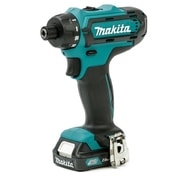 MAKITA DF031DSAE - AKU ŠROUBOVÁK LI-ION 10,8V/2,0AH CXT - AKU ŠROUBOVÁK 3,6 - 10.8 V{% if kategorie.adresa_nazvy[0] != zbozi.kategorie.nazev %} - AKU NÁŘADÍ{% endif %}