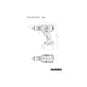 METABO BS 18 LTX-3 BL Q I BEZ AKU METAL.# 2/19 - ŠROUBOVÁK BEZ AKU 18 V - AKU NÁŘADÍ