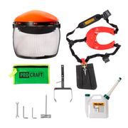 BENZÍNOVÝ KŘOVINOŘEZ S ELEKTRICKÝM STARTOVANÍM PROCRAFT 357GBC-EL | 357GBC-EL PROCRAFT - 2-TAKTNÍ KŘOVINOŘEZY - ZAHRADA