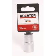 KREATOR KRT502007 1/2" NÁSTRČNÁ HLAVICE (OŘECH) 16MM - NÁSTRČNÉ HLAVICE, OŘECHY - RUČNÍ NÁŘADÍ