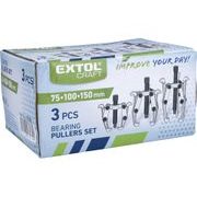EXTOL CRAFT STAHOVÁKY, SADA 3KS, HLOUBKA: 75-100-150MM, 9788 - STAHOVÁKY - RUČNÍ NÁŘADÍ