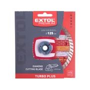 EXTOL PREMIUM KOTOUČ DIAMANTOVÝ ŘEZNÝ TURBO PLUS - SUCHÉ I MOKRÉ ŘEZÁNÍ, O 125X22,2X2,2MM, 8803032 - DIA KOTOUČ 125 MM - PŘÍSLUŠENSTVÍ